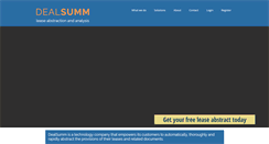 Desktop Screenshot of dealsumm.com